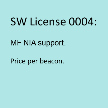 MMSW0004：MF NIA支持