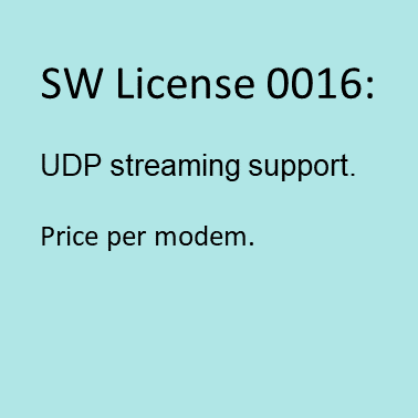 MMSW0016：UDP数据流输出支持