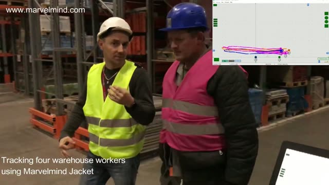仓库工人跟踪演示 | Marvelmind