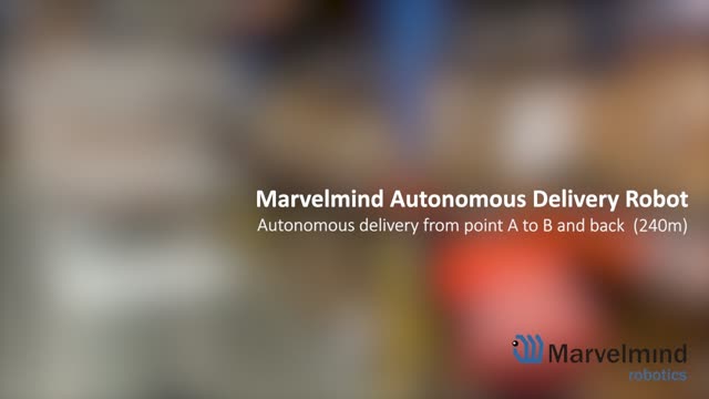 自主配送机器人演示 | Marvelmind