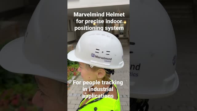 用于工业安全的头盔人员跟踪 | Marvelmind
